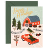 Greeting Cards - Holiday Tree Farm Greeting Card
