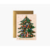 Greeting Cards - Holiday Trimmed Tree Greeting Card