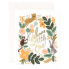 Greeting Cards - Menagerie Baby Greeting Card