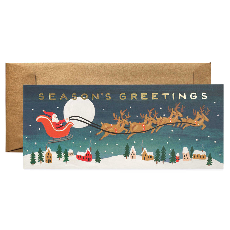 Greeting Cards - Santa's Sleigh Greeting Card
