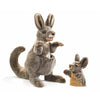 Hand Puppets - Folkmanis Kangaroo With Joey Hand Puppet