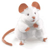 Folkmanis Mouse, White Hand Puppet