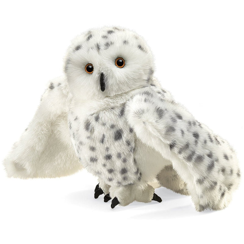 Folkmanis Snowy Owl Hand Puppet - Hand Puppets - Anglo Dutch Pools and Toys