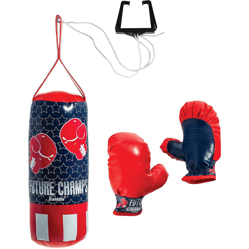 Indoor Active Games - Franklin Future Champs Mini Punching Bag & Glove Set