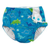 Infant Swim Diapers - I Play Fun Snap Reusable Swimsuit Diaper- Aqua Dinosaurs