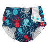 Infant Swim Diapers - I Play Fun Snap Reusable Swimsuit Diaper- Navy Octopus