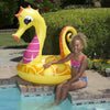 Inflatables And Rafts - Poolmaster Yellow Seahorse Inflatable Tube 48"