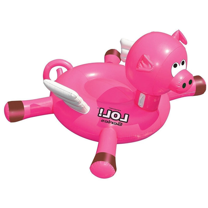 Inflatables And Rafts - Swimline LOL Flying Pig Inflatable Float
