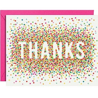 Colorful Confetti A2 Thank You Notes - Anglo Dutch Pools and Toys
