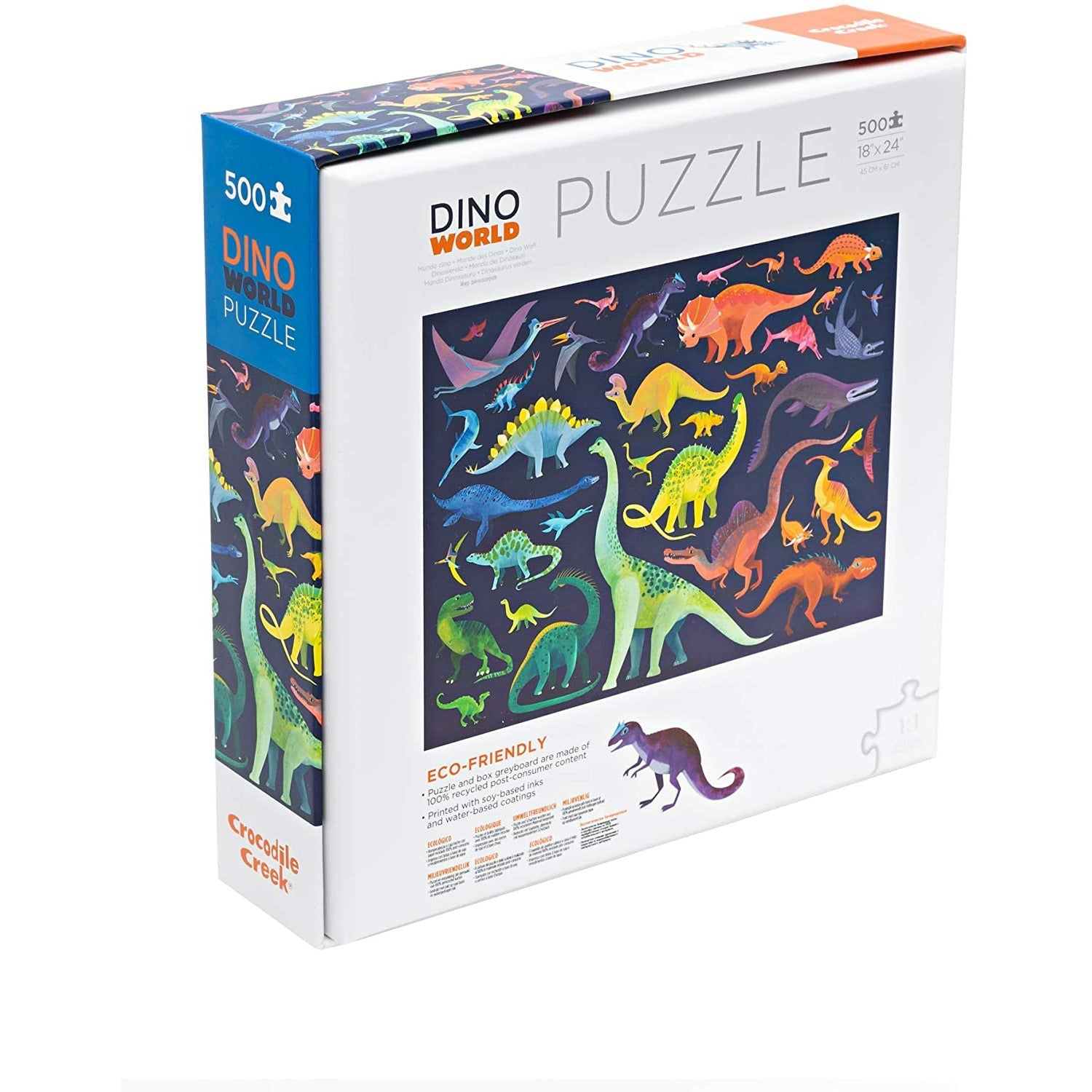Crocodile Creek Dino World 500 pc Puzzle Jigsaw Puzzles