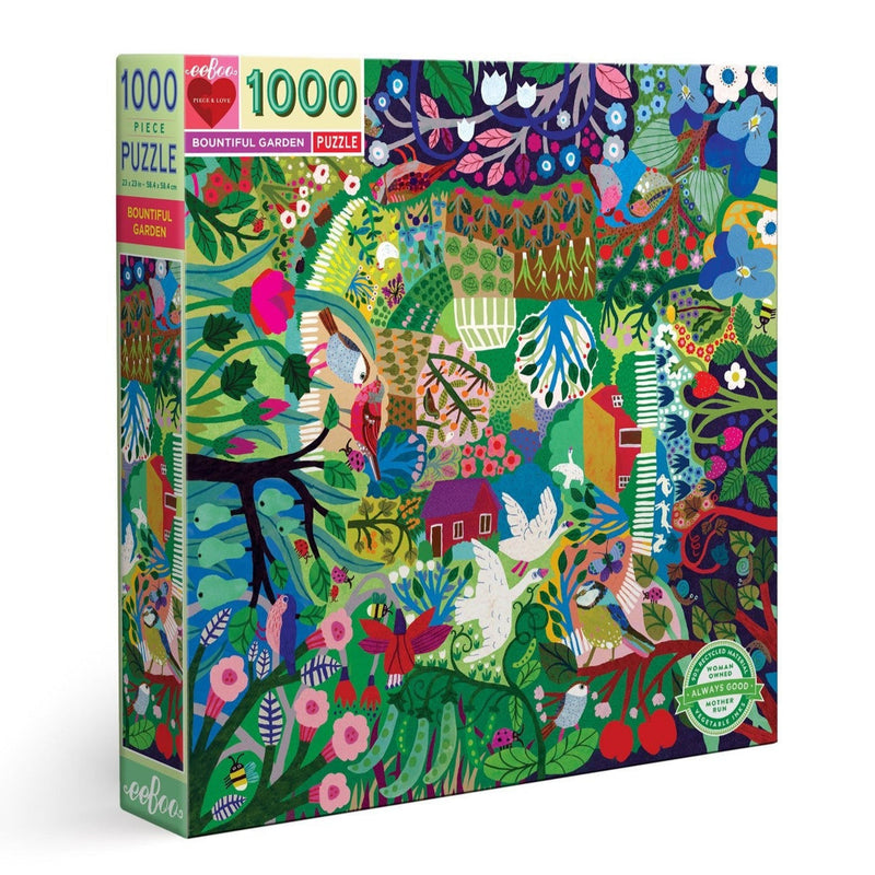Jigsaw Puzzles - EeBoo Bountiful Garden 1000 Pc Puzzle