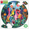 eeBoo Moon Dance 500 Piece Round Puzzle