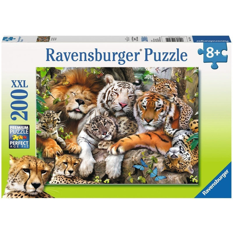 Jigsaw Puzzles - Ravensburger Big Cat Nap 200 XXL Piece Puzzle