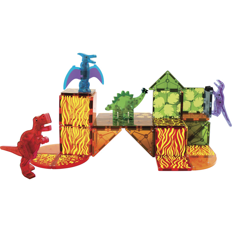 Magnetic Building Sets - Magna-Tiles® Dino World 40-Piece Set