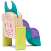 Magnetic Building Sets - Tegu Sticky Monsters Magnetic Wooden Block Set- Pip