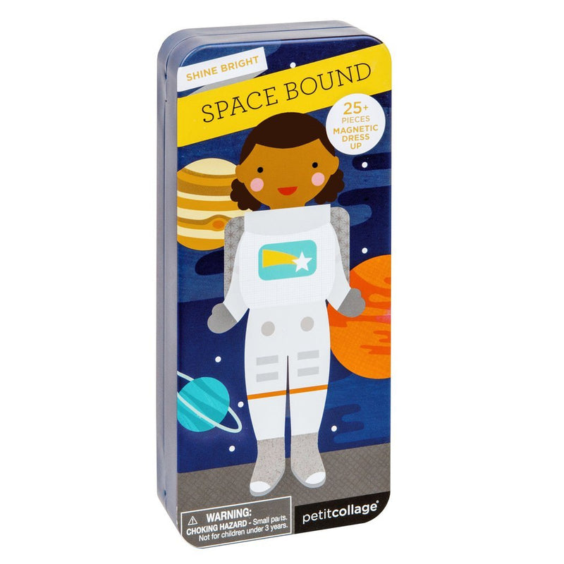 Magnetic Playscapes - Petit Collage Shine Bright: Space Bound Travel Magnetic Dress Up