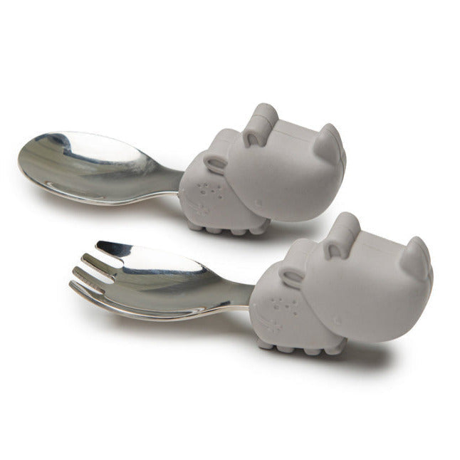 Mealtime - Loulou LOLLIPOP Learning Spoon And Fork Set - Rhino