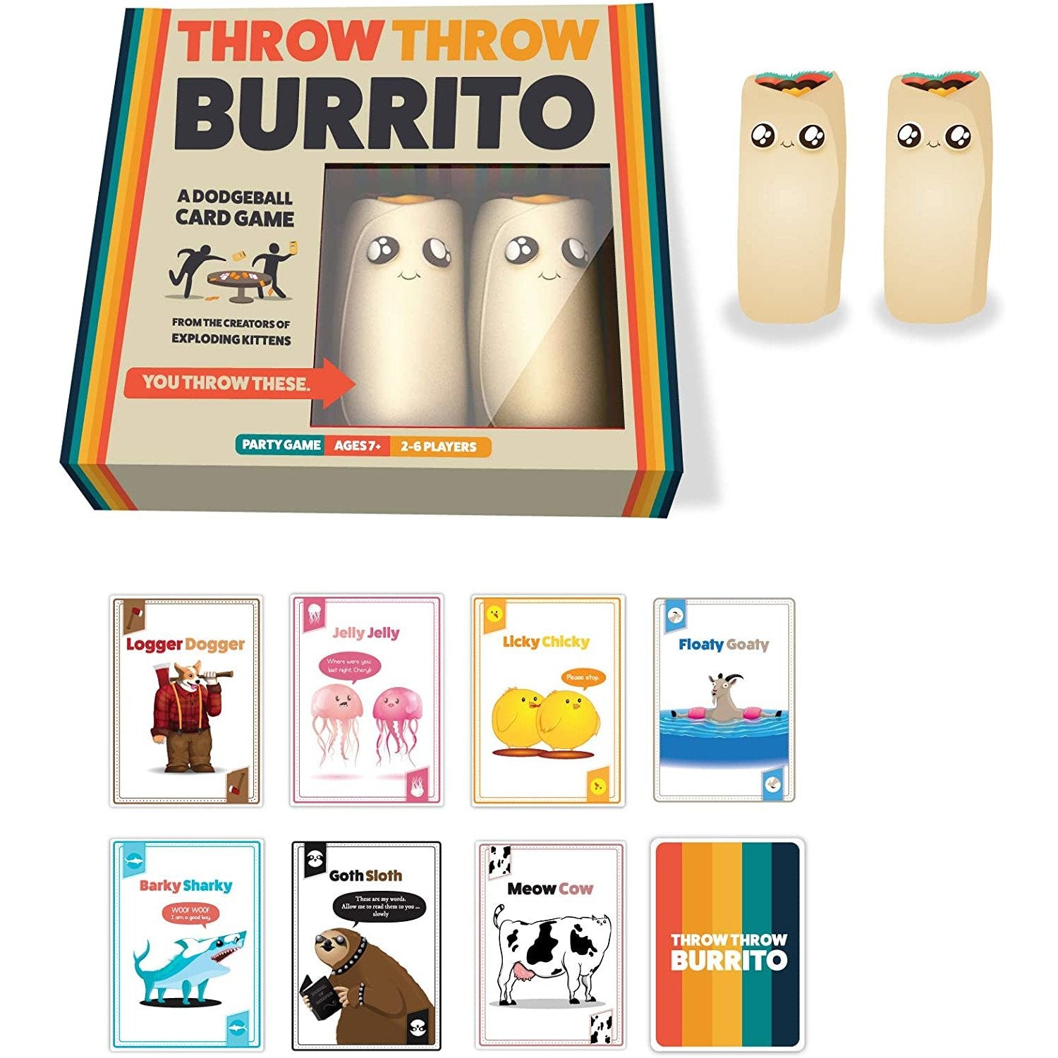 Throw Throw Burrito Game Party and Social Games