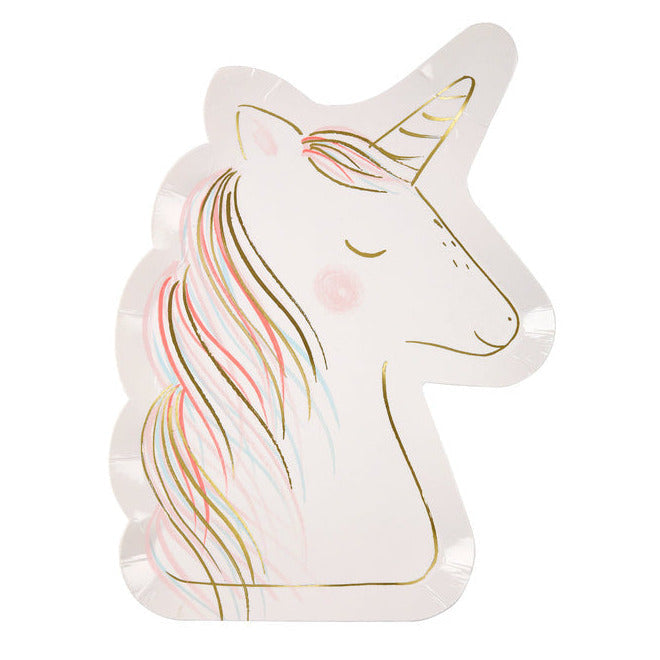 Party Plates - Meri Meri Magical Unicorn Plates