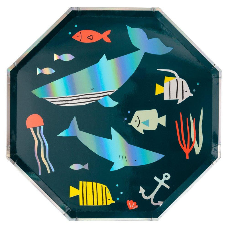 Party Plates - Meri Meri Under The Sea Dinner Plates
