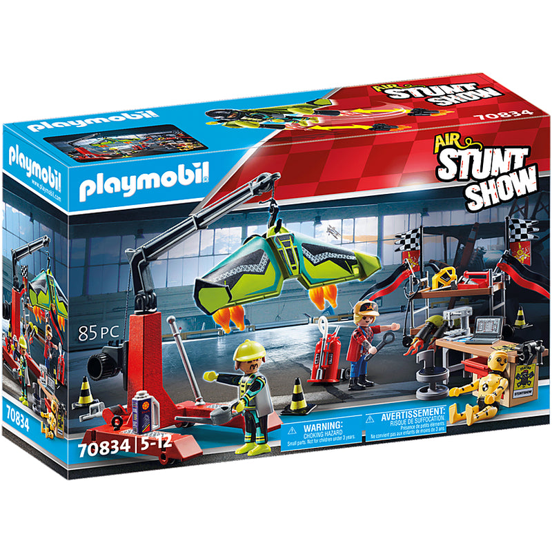 Playscapes - Playmobil 70834 Air Stunt Show Service Station