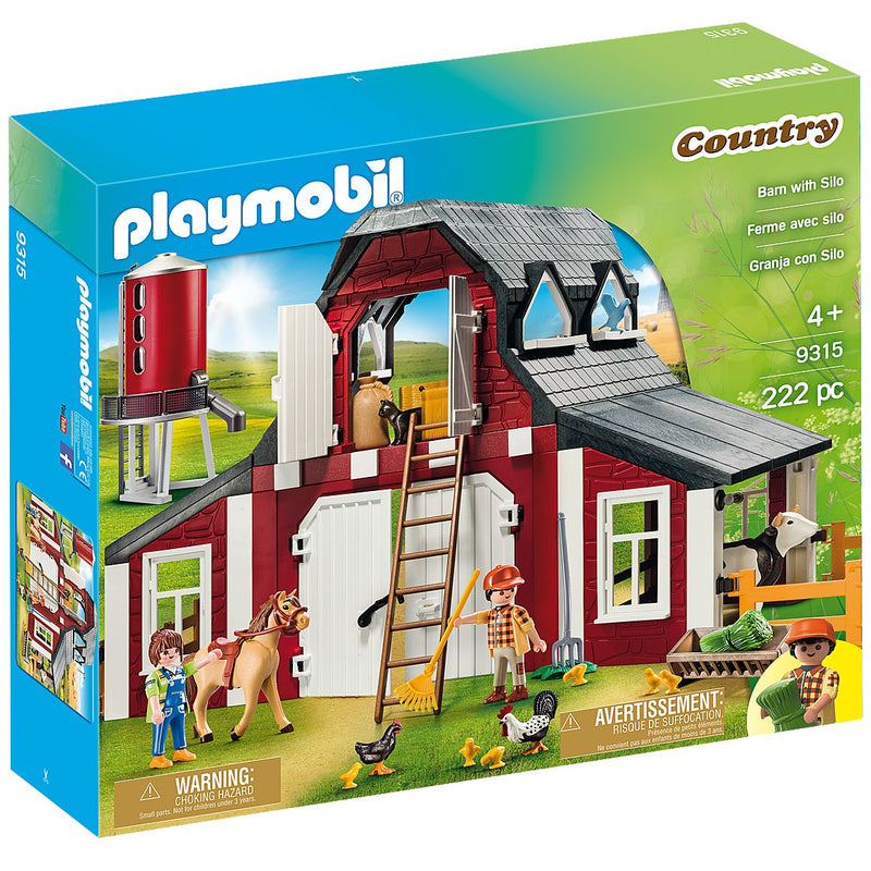 Playscapes - Playmobil 9315 Barn With Silo