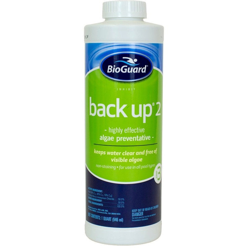 BioGuard Back Up 2 Algaecide (1 qt)- - Anglo Dutch Pools & Toys 