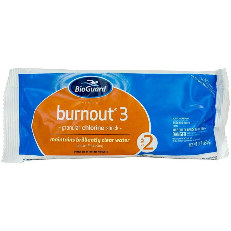 BioGuard BurnOut 3 (1 lb)- Single (1 lb) Bag- Anglo Dutch Pools & Toys 