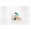 Rattles And Teethers - Bannor Toys Saturn Ring Wooden Baby Teether