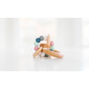 Rattles And Teethers - Bannor Toys Saturn Ring Wooden Baby Teether