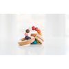 Rattles And Teethers - Bannor Toys Saturn Ring Wooden Baby Teether