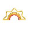 Rattles And Teethers - Dëna Toys Neon Sun Stacking Teether