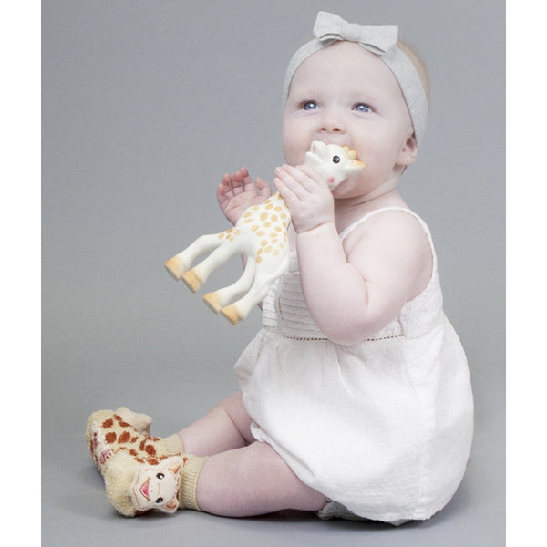 Sophie La Girafe Teether & Waddle Rattle Socks Set Rattles and Teethers
