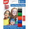 Role Play And Dress Up - Kwik Stix Face Paint Stix- Set Of 6 Classic Colors