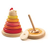 Shape Sorters And Stackers - Djeco Cachempil Mother Hen Ring Stacker