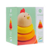 Shape Sorters And Stackers - Djeco Cachempil Mother Hen Ring Stacker