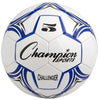 Champion Sports Challenger Soccer Ball- Blue/White