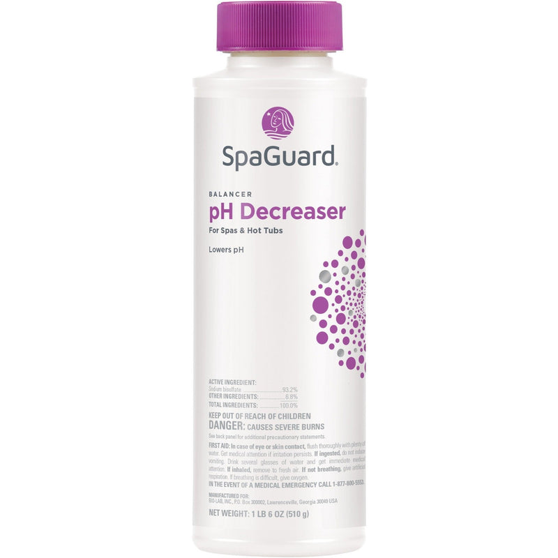 Spa Water Balancers - SpaGuard PH Decreaser (22 Oz)