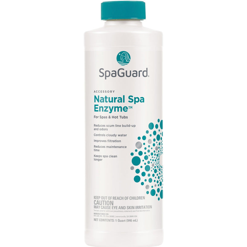 Spa Water Enhancers & Cleaners - SpaGuard Natural Spa Enzyme (1 Qt)