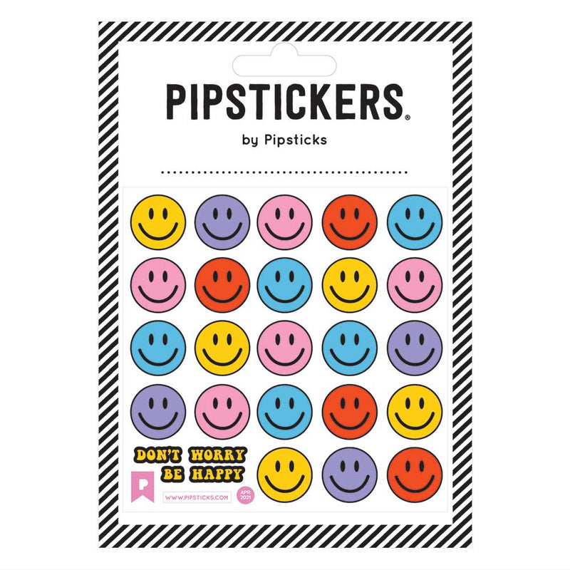 Stickers And Sticker Books - Pipsticks Fuzzy Smiley Faces Stickers