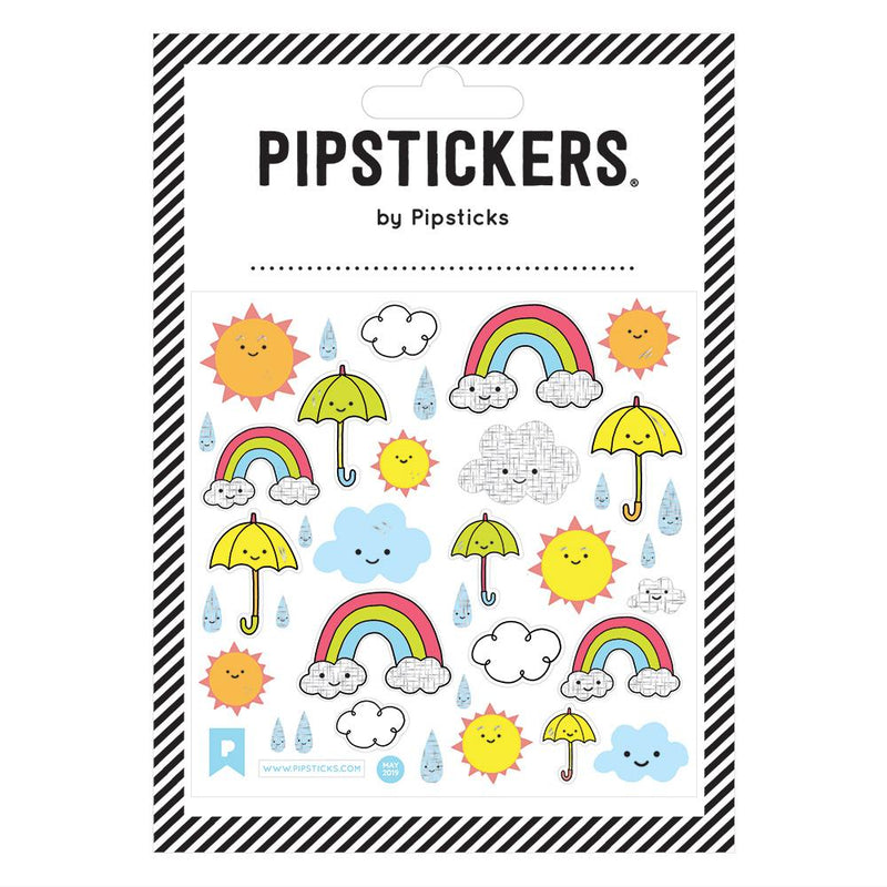 Stickers And Sticker Books - Pipsticks Kawaii With A Chance Of Rain Stickers