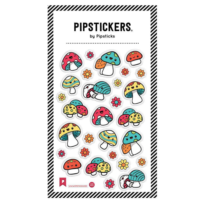 Stickers And Sticker Books - Pipsticks Puffy Fancy Mushroom Stickers