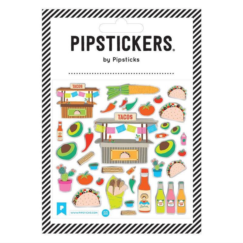 Stickers And Sticker Books - Pipsticks Taco Tuesday Stickers