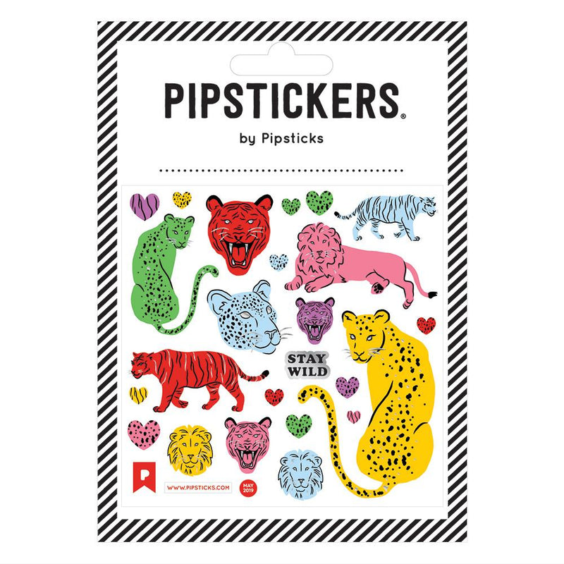 Stickers And Sticker Books - Pipsticks Wild Cats Stickers