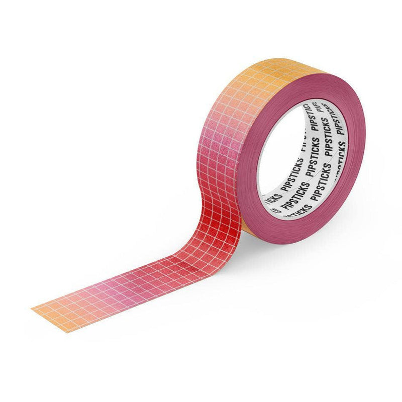 Washi And Duct Tape - Pipsticks Fiery Ombre Washi Tape