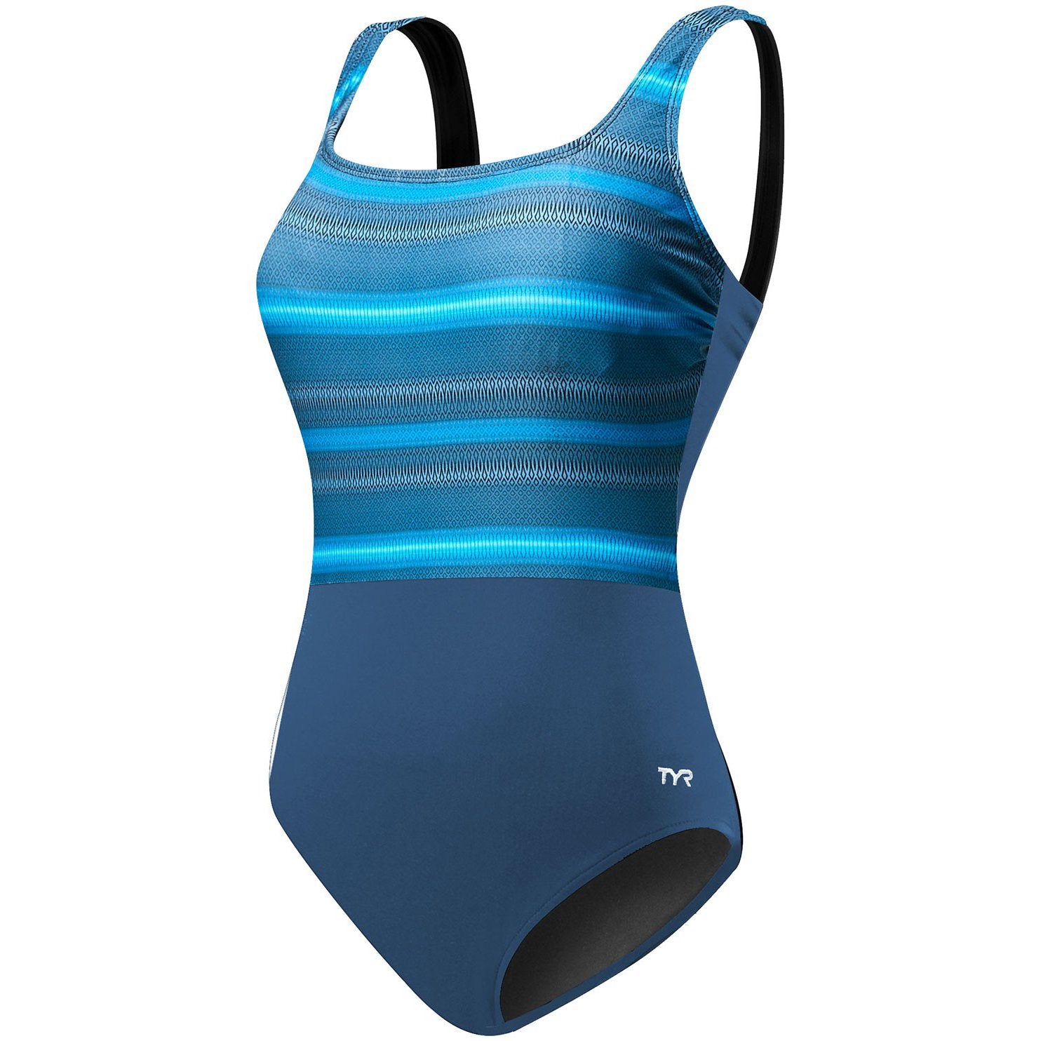 TYR Tramonto Scoop Neck Controlfit- Storm