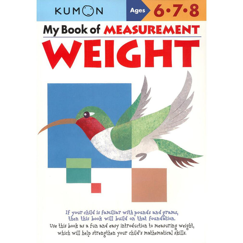 Workbooks And Flashcards - Kumon My Book Of Measurement: Weight