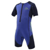 Youth Wetsuits And Rash Guards - Aqua Sphere Stingray HP, Short Sleeve- Blue & Navy Blue