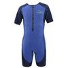Youth Wetsuits And Rash Guards - Aqua Sphere Stingray HP, Short Sleeve- Blue & Navy Blue