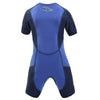 Youth Wetsuits And Rash Guards - Aqua Sphere Stingray HP, Short Sleeve- Blue & Navy Blue